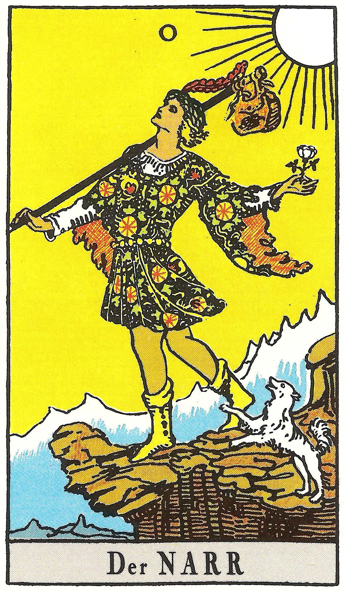 Der Narr als Wochenkarte – Tarotkarte