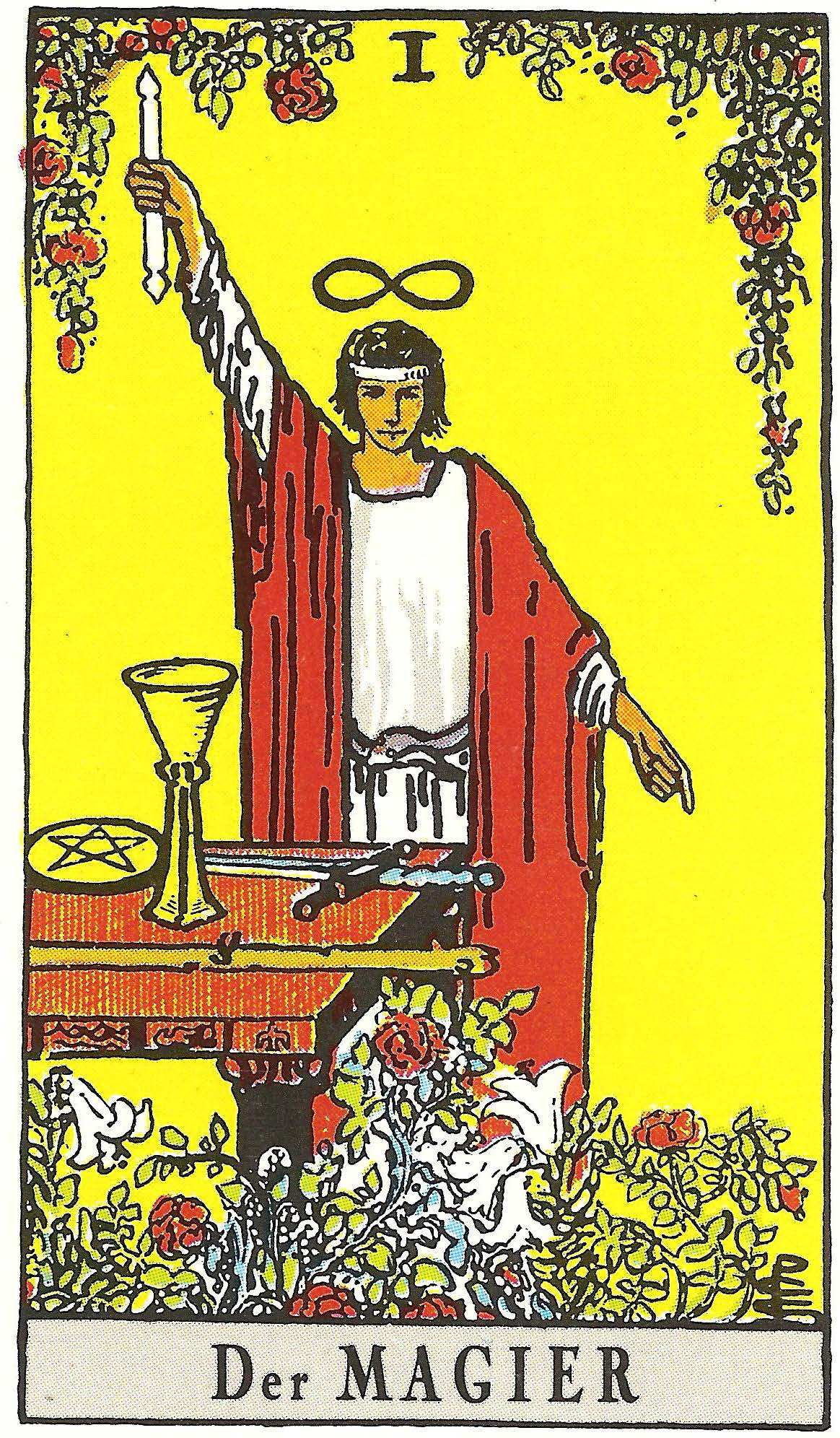 Der Magier als Wochenkarte – Tarotkarte