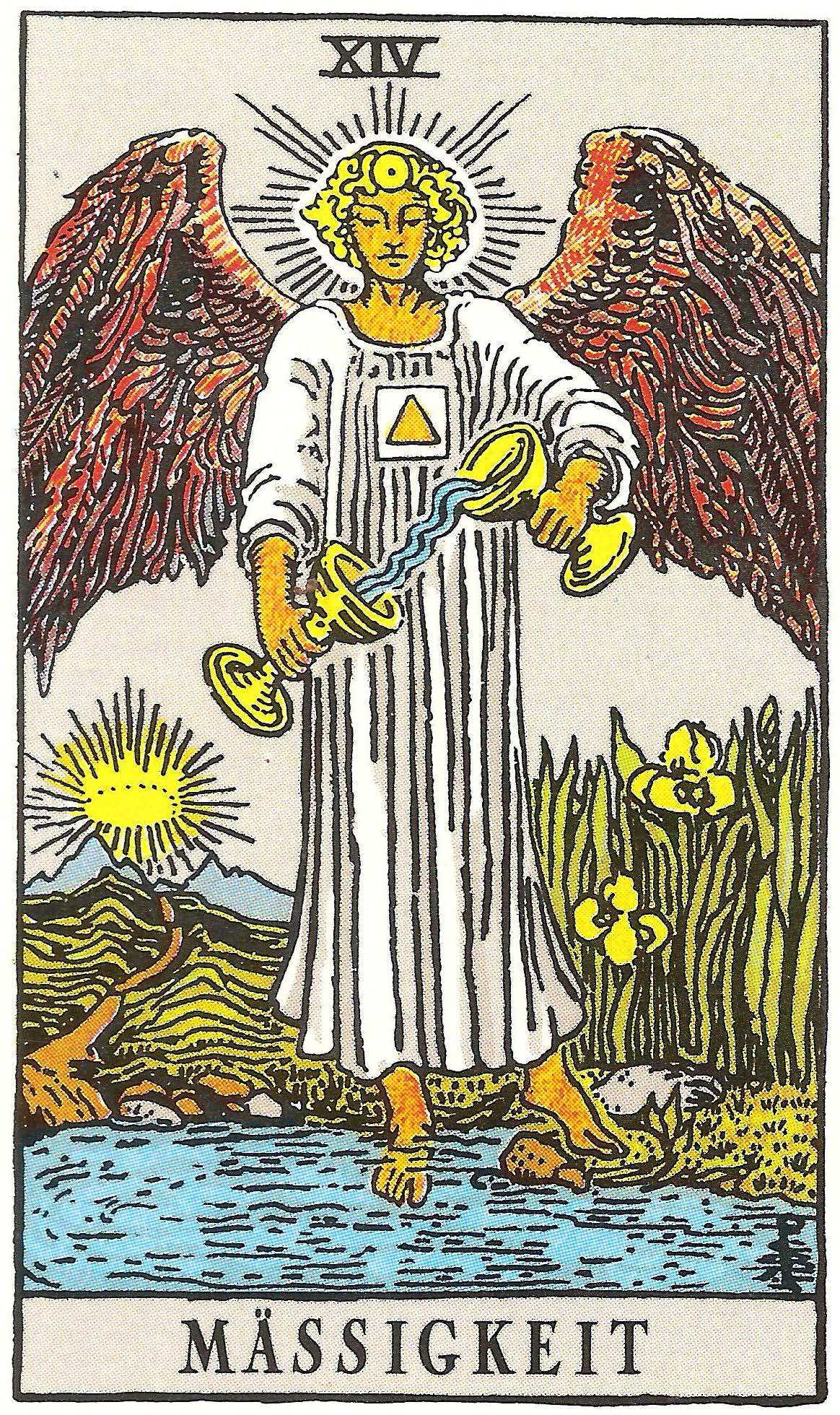 Die Mäßigkeit – Tarotkarte