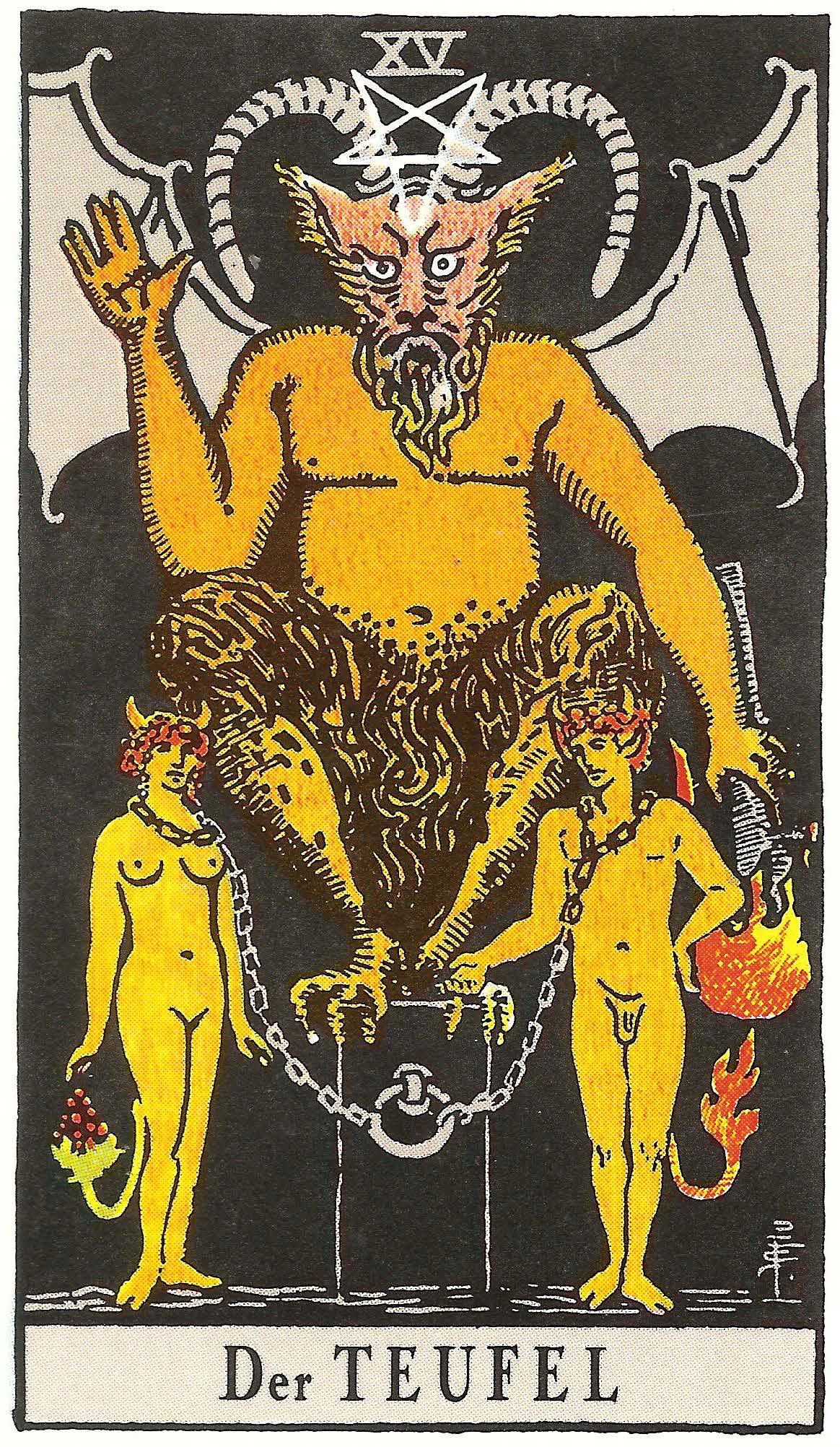 Der Teufel als Wochenkarte – Tarotkarte