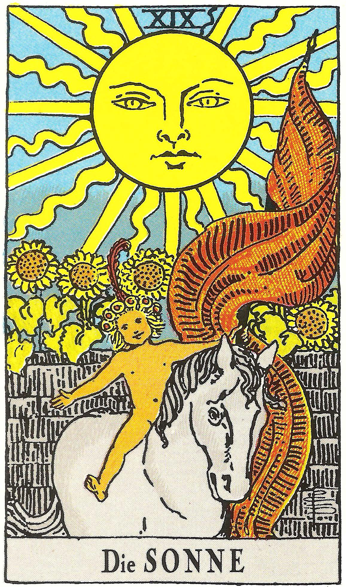 Die Sonne als Wochenkarte – Tarotkarte