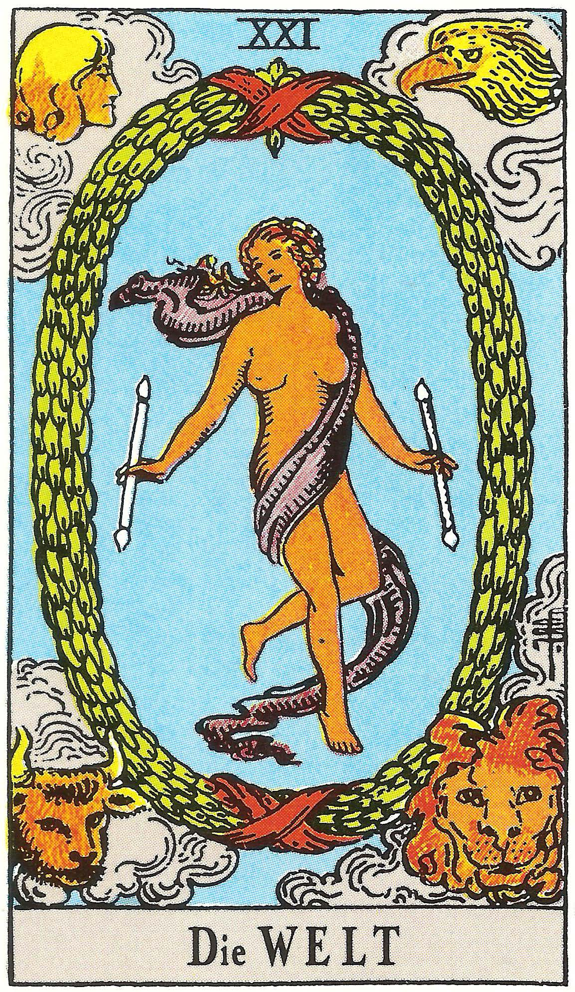 Die Welt als Wochenkarte – Tarotkarte