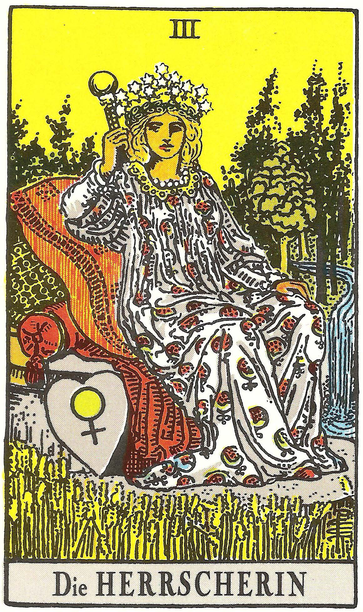 Die Herrscherin als Wochenkarte – Tarotkarte