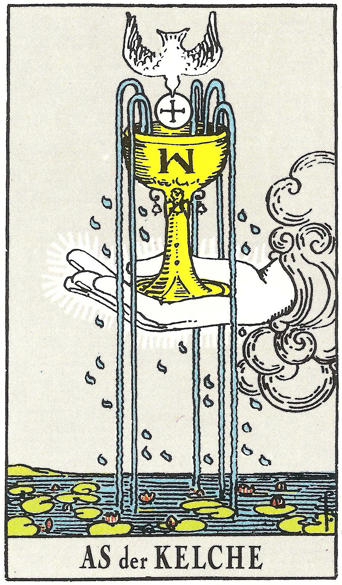 As der Kelche – Tarotkarte