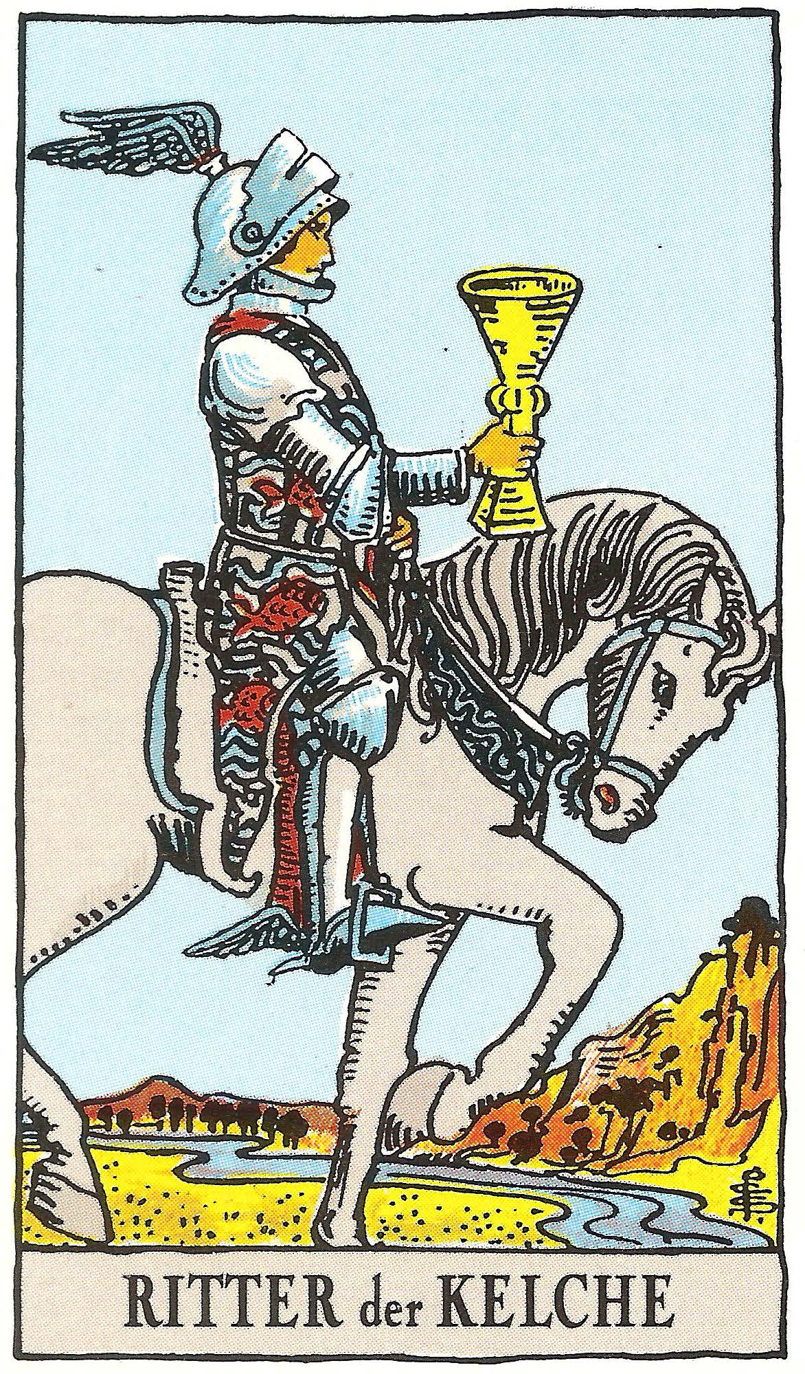 Ritter der Kelche – Tarotkarte