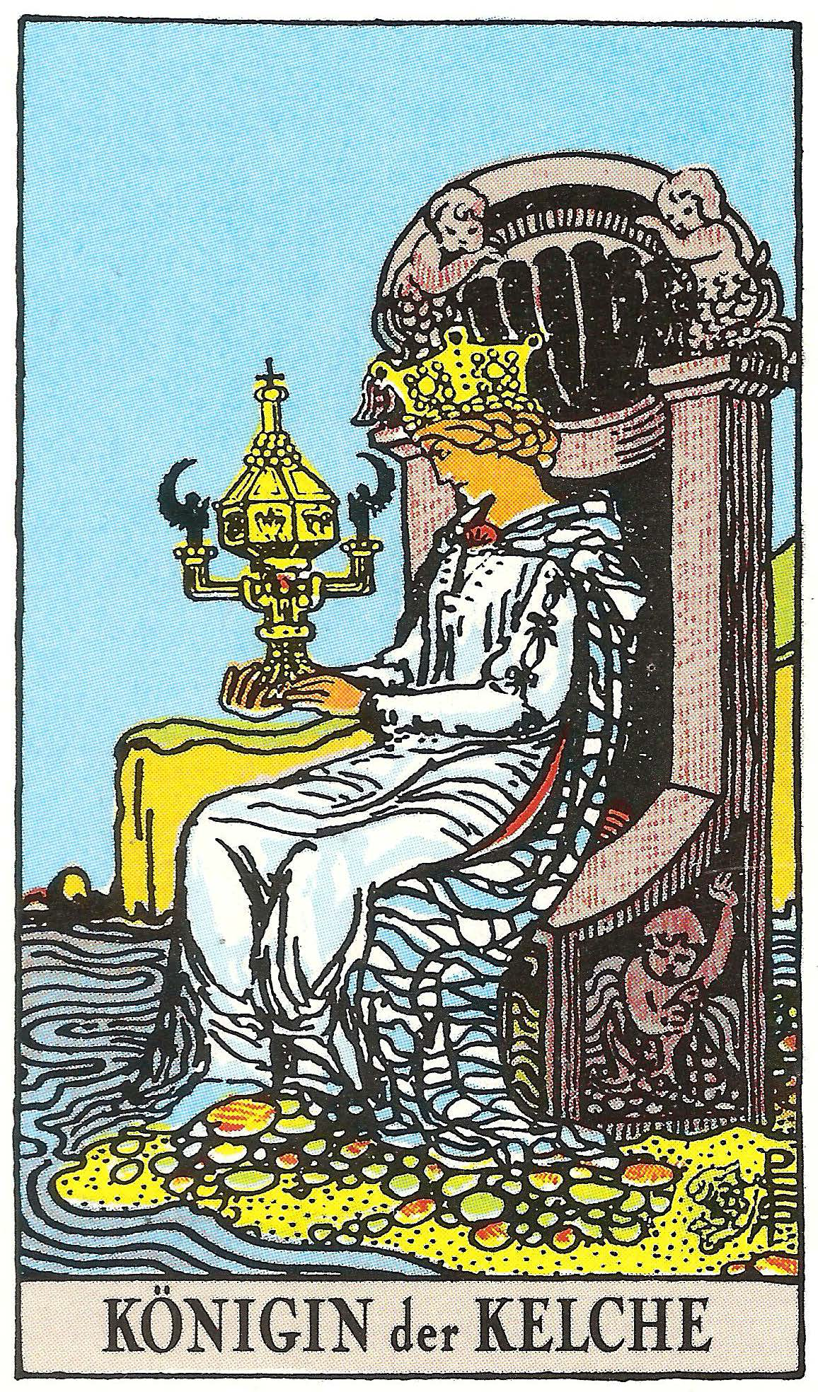 Königin der Kelche – Tarotkarte