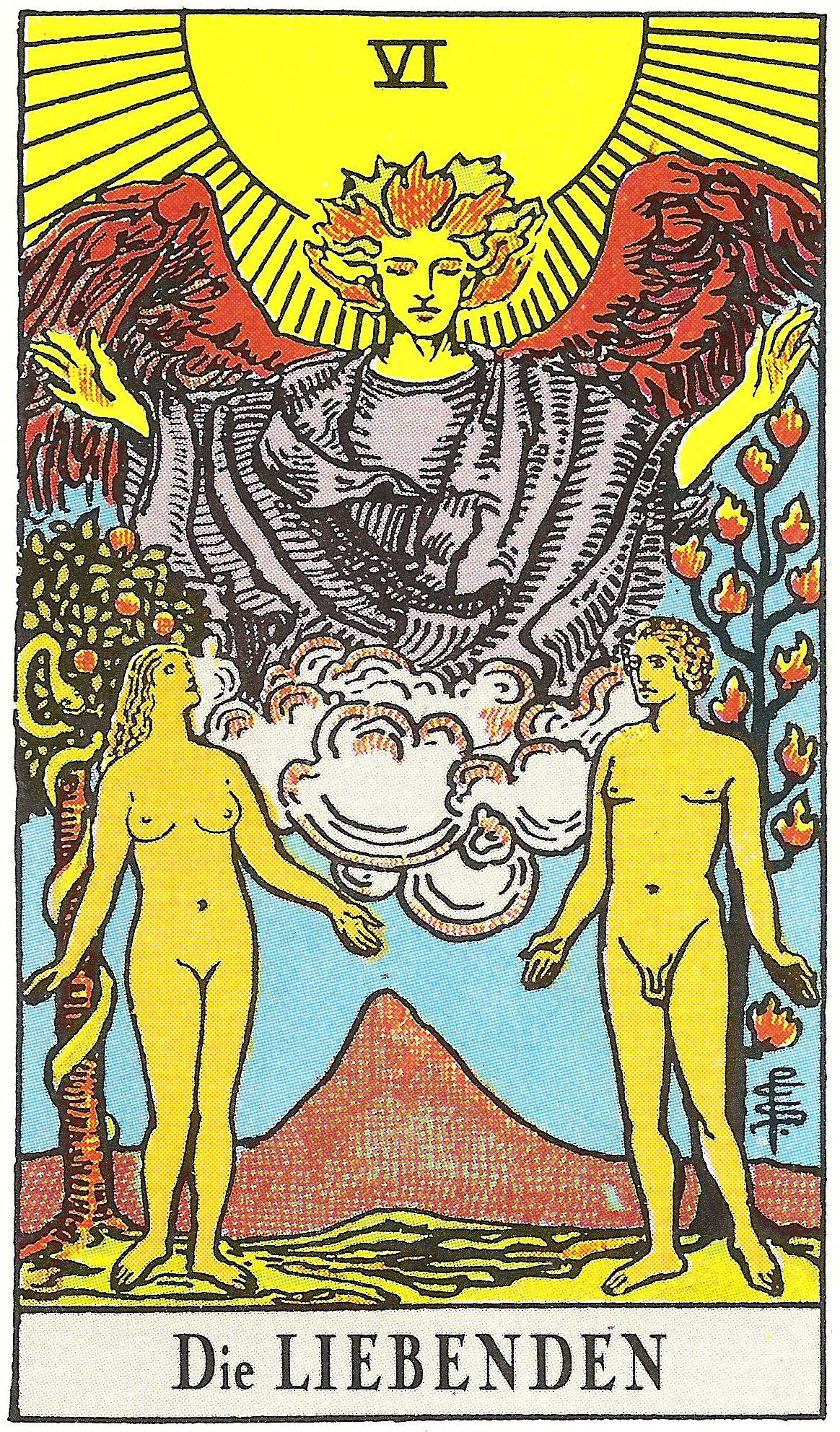 Die Liebenden als Wochenkarte – Tarotkarte
