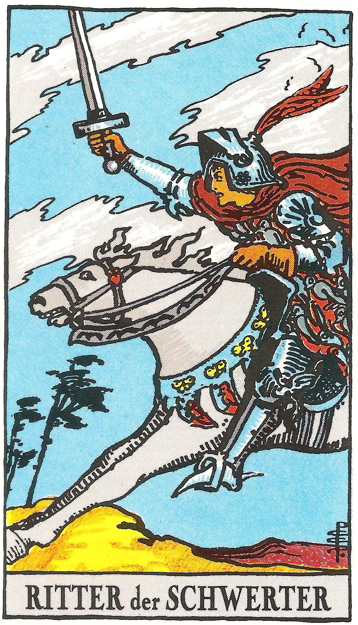 Ritter der Schwerter – Tarotkarte