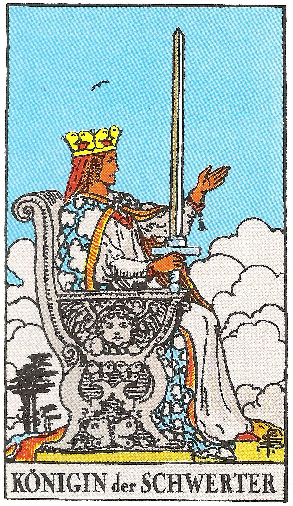 Königin der Schwerter – Tarotkarte
