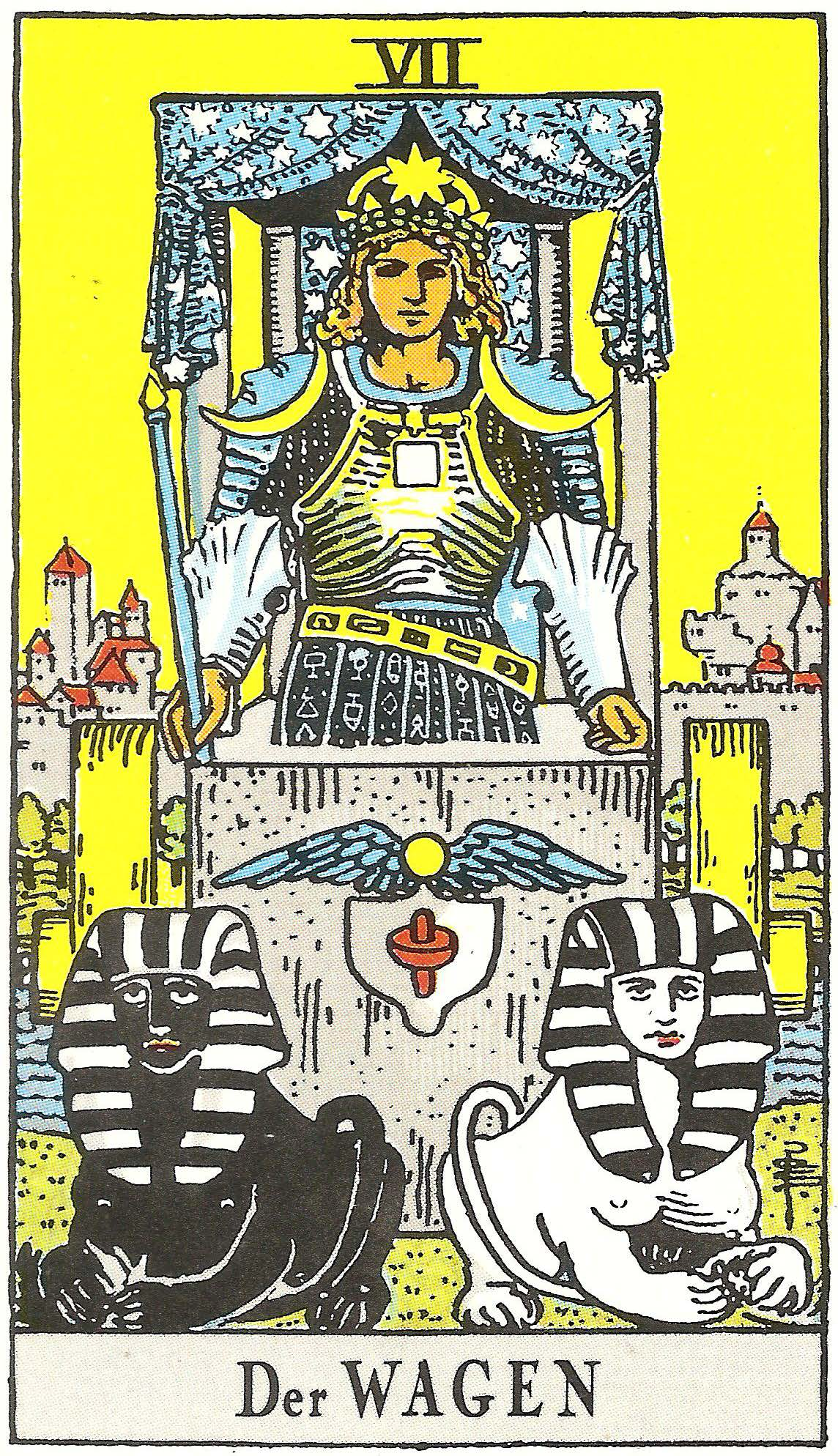 Der Wagen – Tarotkarte