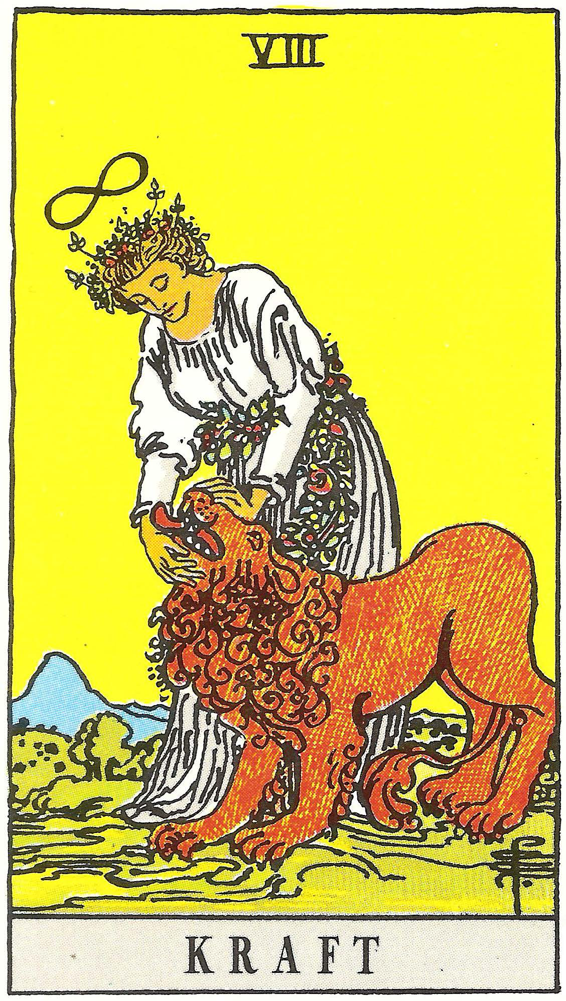 Die Kraft als Wochenkarte – Tarotkarte