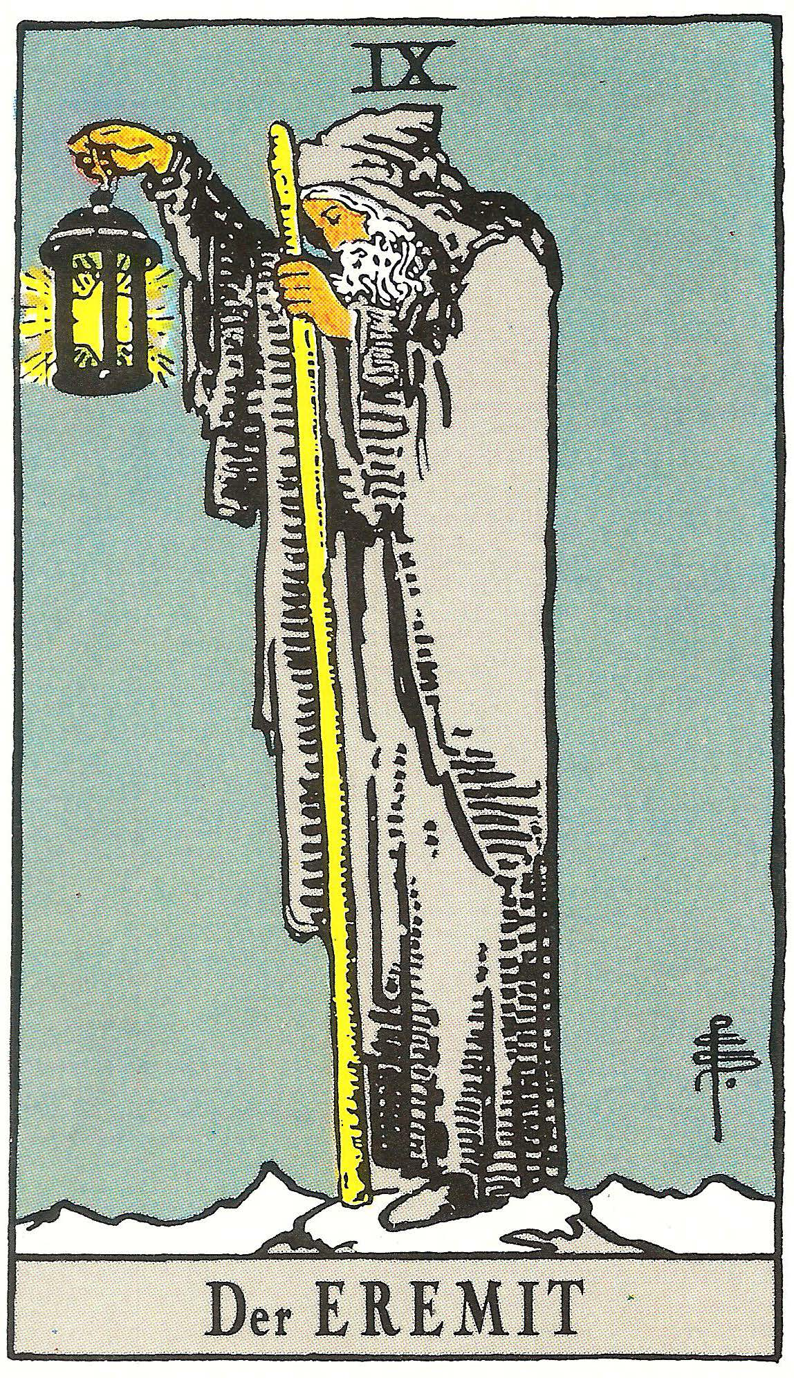 Der Eremit als Wochenkarte – Tarotkarte